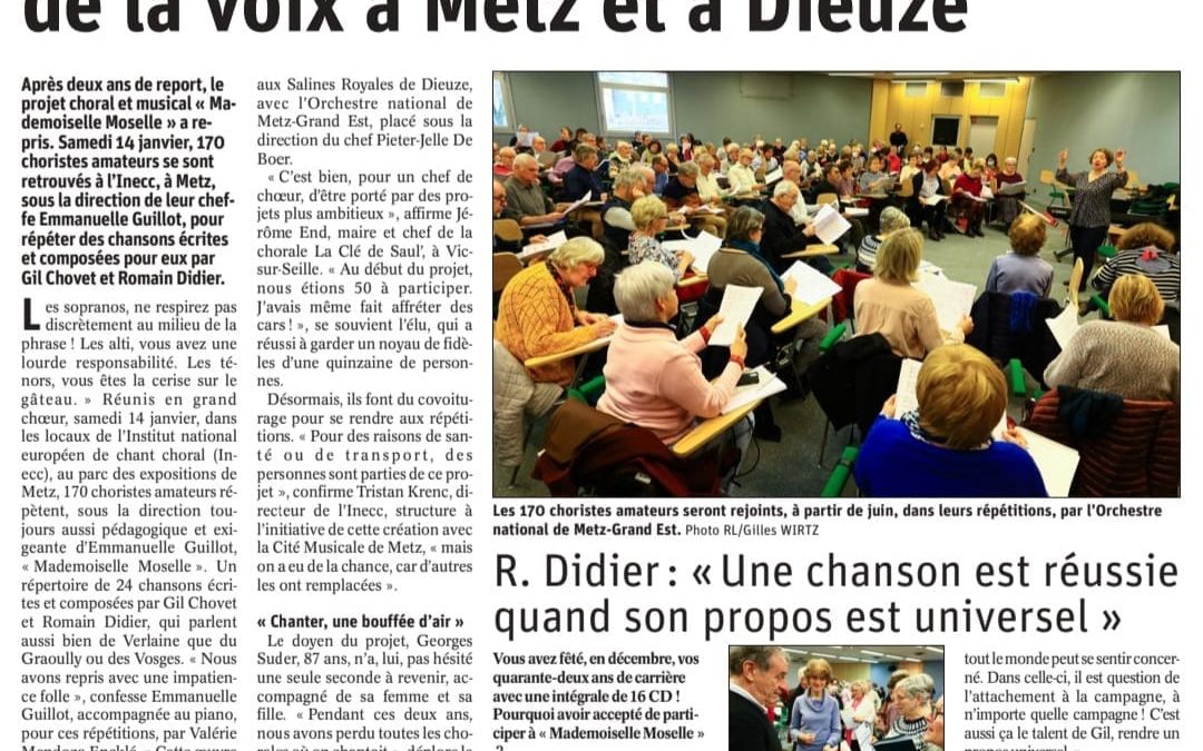 Actualité Mademoiselle Moselle